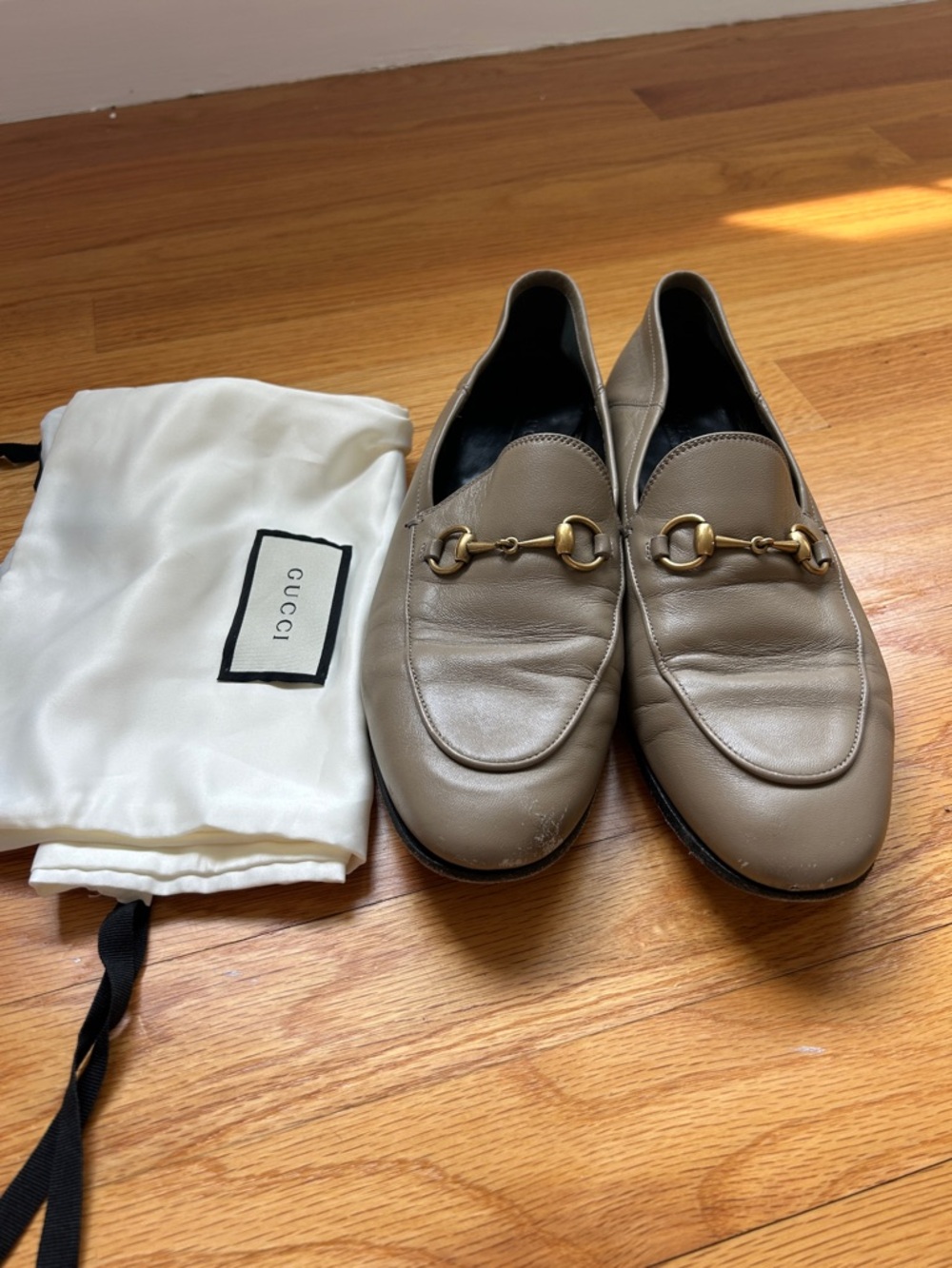 Gucci Women’s Taupe Loafers